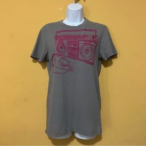 Preloved American Eagle Boom Box T-Shirt B31